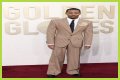 Tyler James Williams Dons Pin-striped Suit at Golden Globes 2024